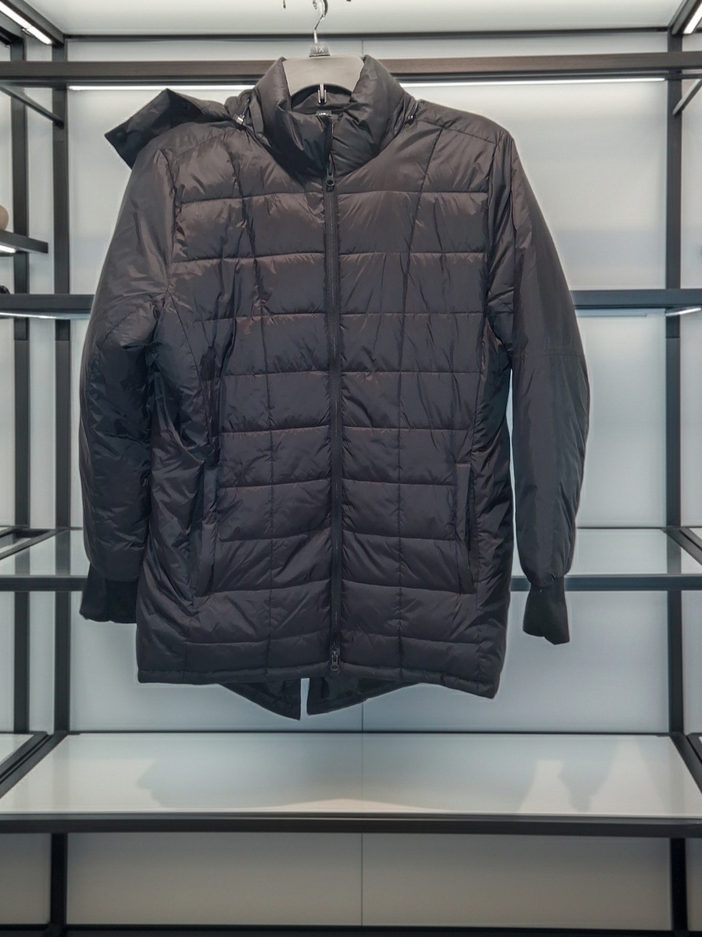 SWISS TECH BOYS Quilted Black Puffer Jacket – Lightweight Insulated Coat